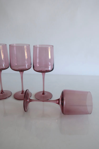 Amethyst Wine Glasses