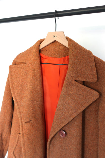 Amber Wool Trench Coat