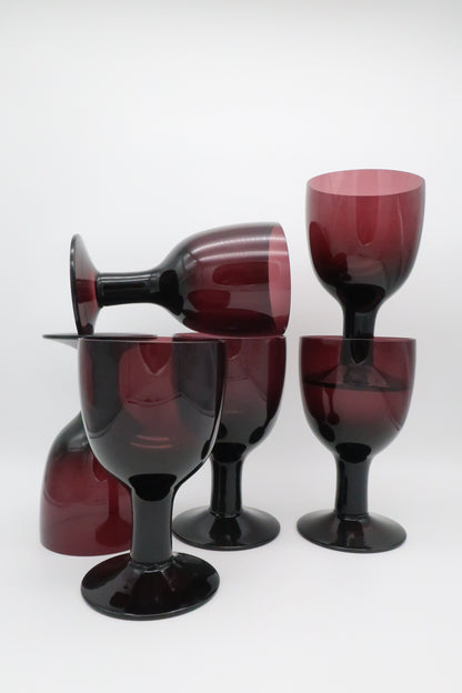 Amethyst Wine Glasses