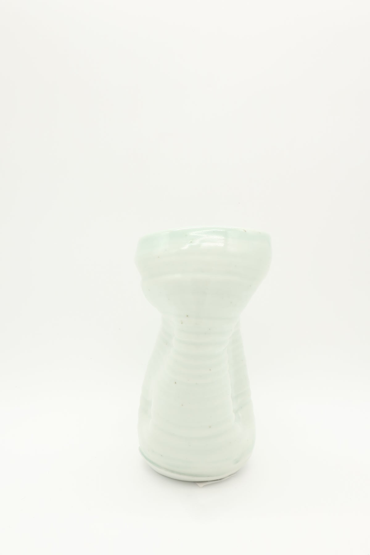 Sea Green Ceramic Pinch Vase
