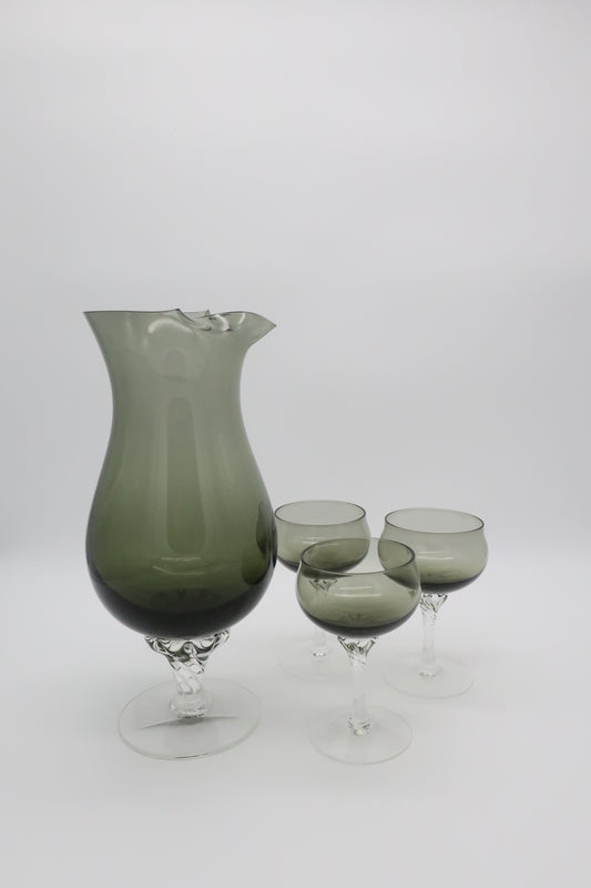 Sasaki Smoke Pitcher & Coupe Set