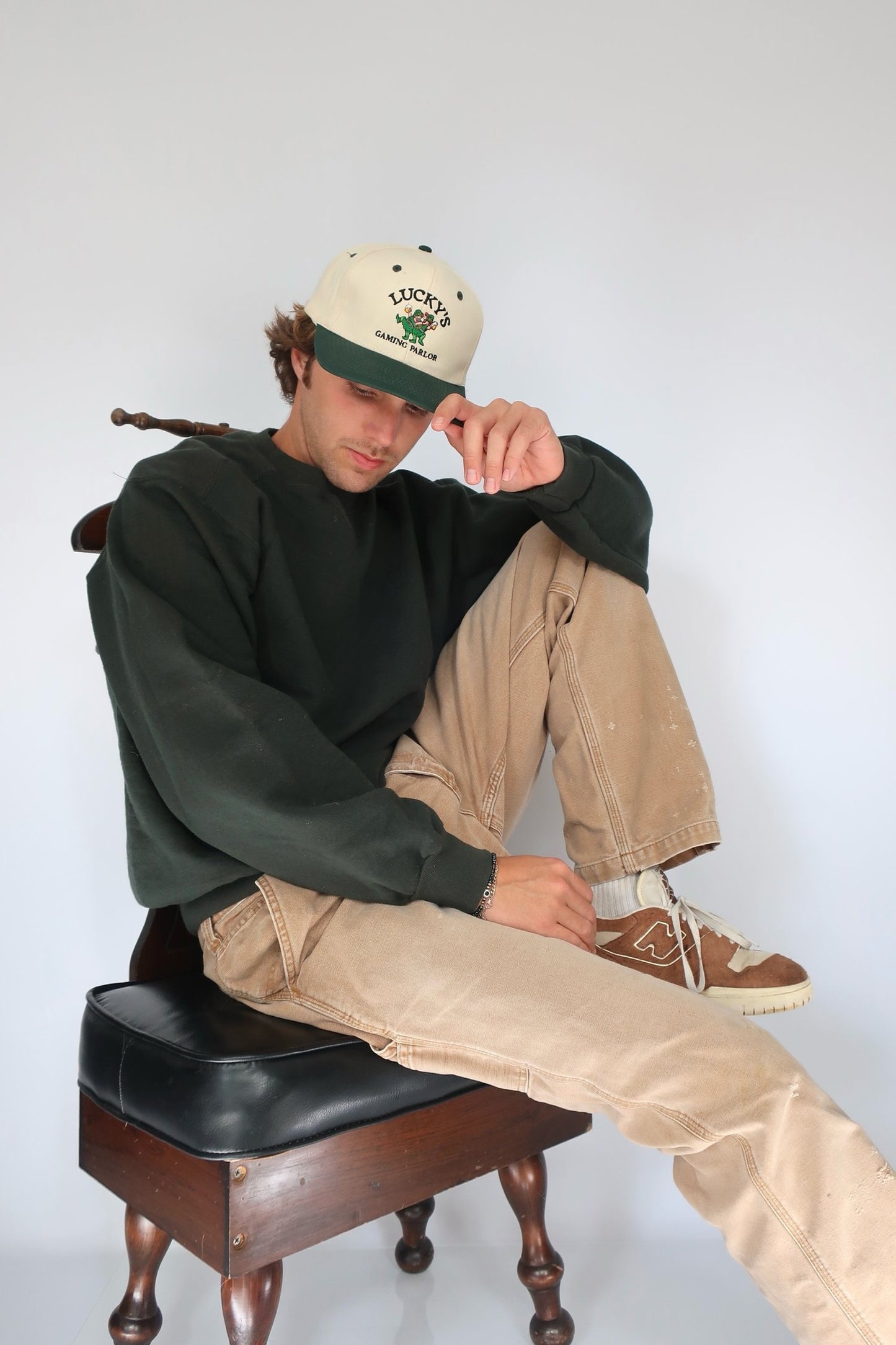 Russell Athletic Green Blank Crewneck