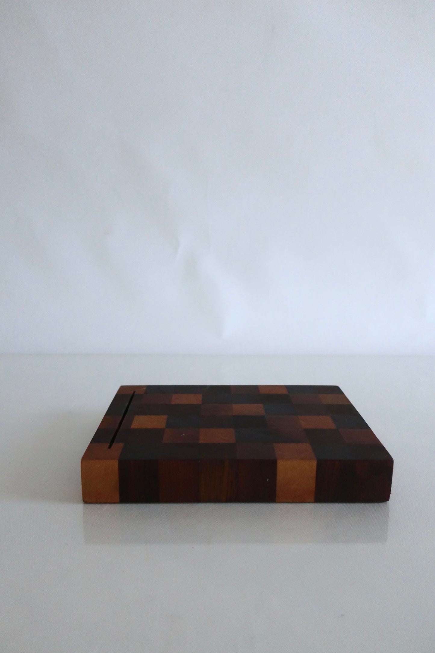 Checkered Wooden Cutting Board