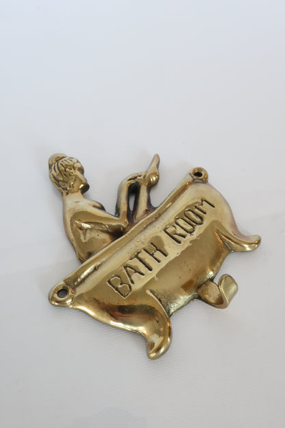 Solid Brass Bathing Lady Bathroom Hook