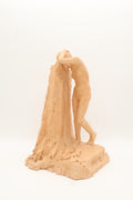 Hand Sculpted Nude Woman Pottery Statue