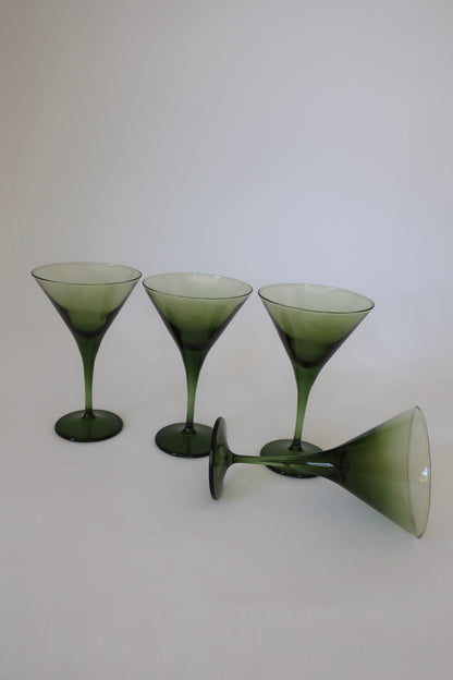 Green Martini Glasses