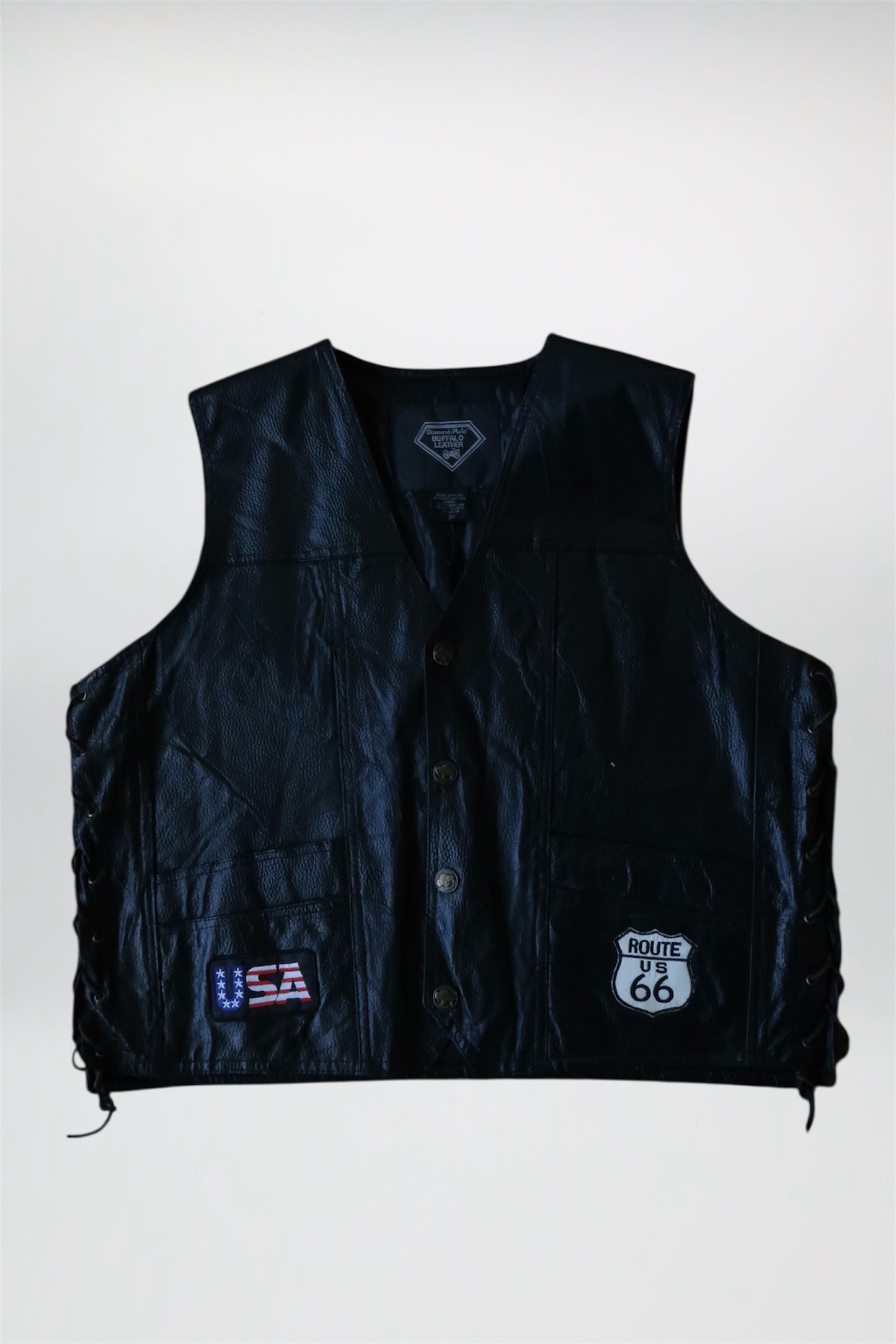 Route 66 Leather vest