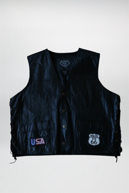 Route 66 Leather vest