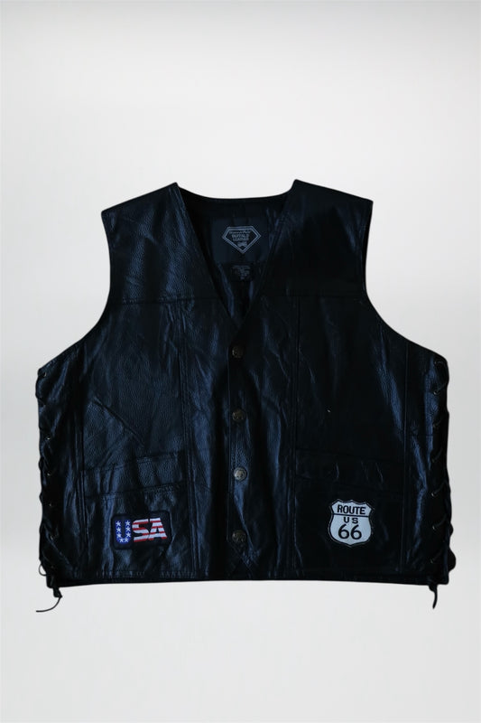 Route 66 Leather vest