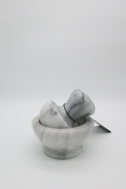 Marble Mortar & Pestle Set
