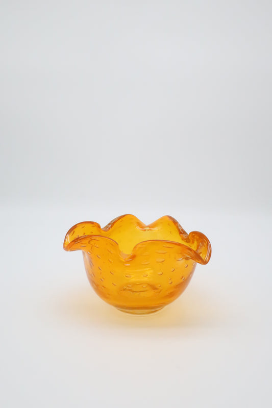 Murano Tangerine Ashtray