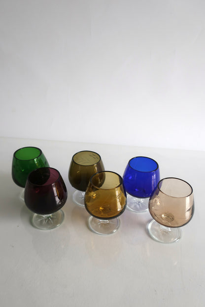 Italian Multi Colored Shot Glasses