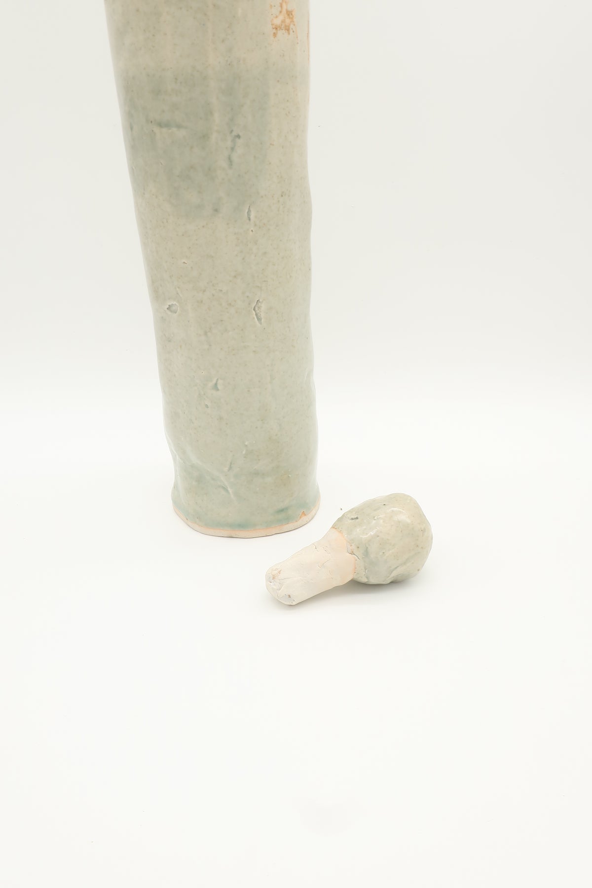 Handcrafted Sea Green Ceramic Decanter