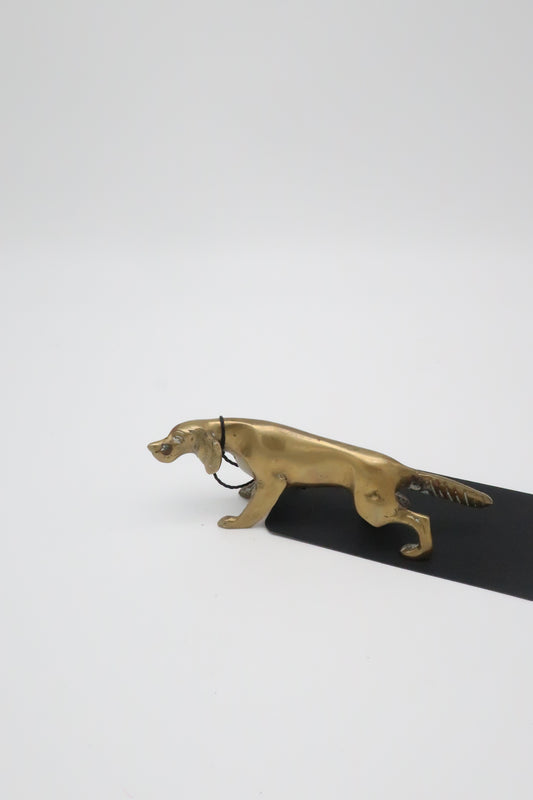 Brass Irish Hunting Dog