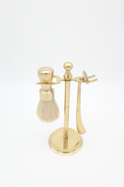 Brass Shaving Set