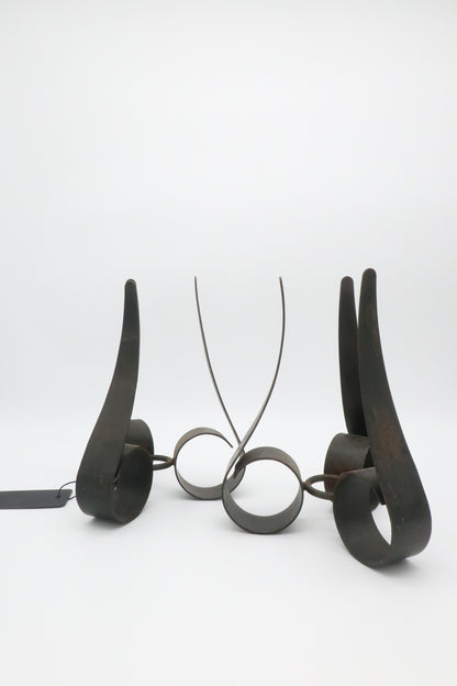 Brutalist Candle Holder Set