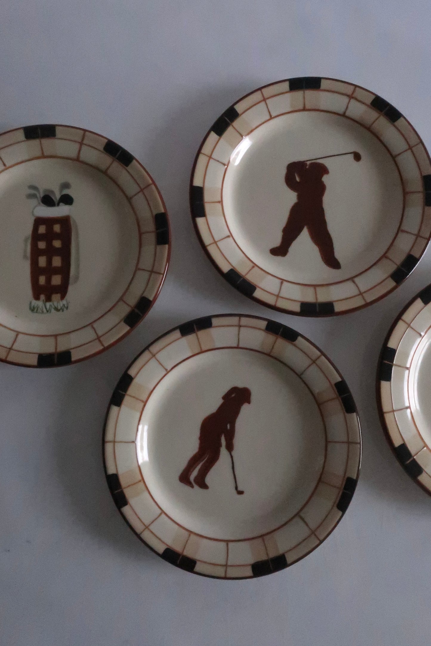 Golf Salad Plates