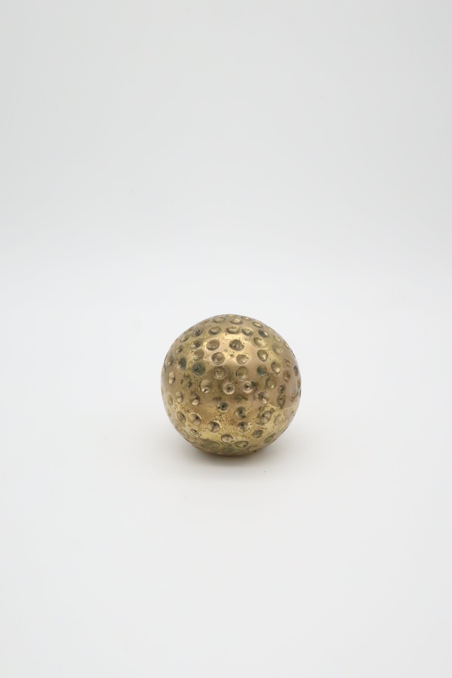Brass Golf Ball Paperweight