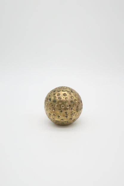 Brass Golf Ball Paperweight