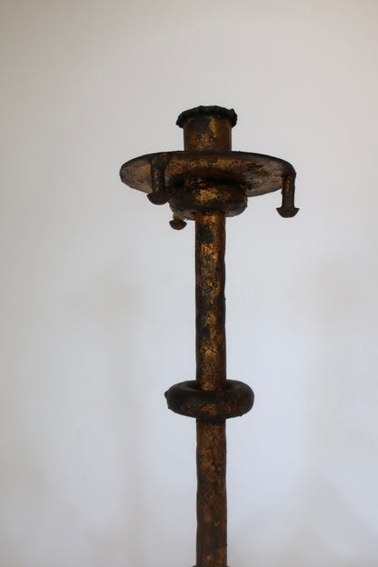 Cast Iron 3 Foot Candle Holder