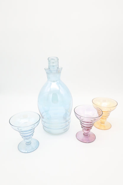 1920’s-40’s Depression Decanter Set