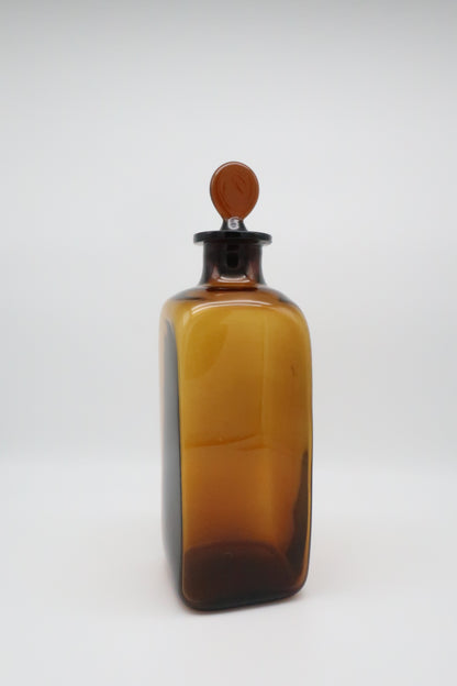 1970's Amber Royal Leerdam Decanter