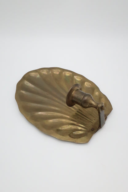 Brass Shell Wall Sconce