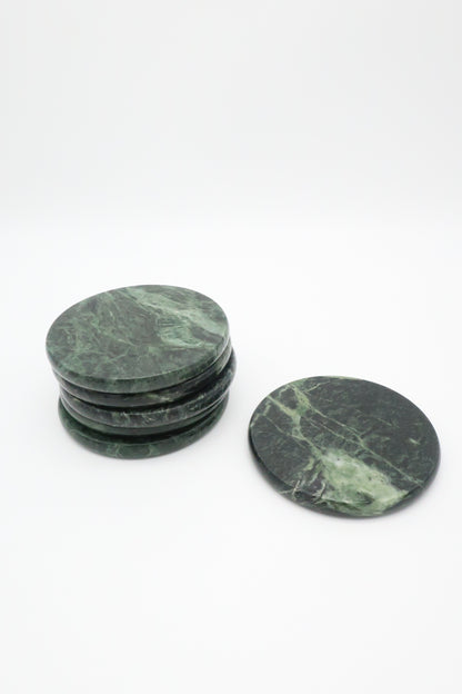Green Marble Coasters