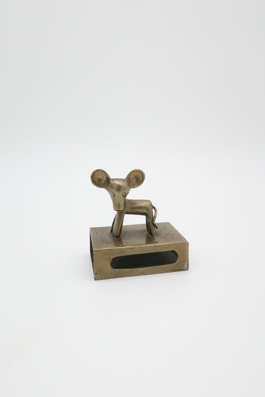 Brass Animal Matchstick Holder
