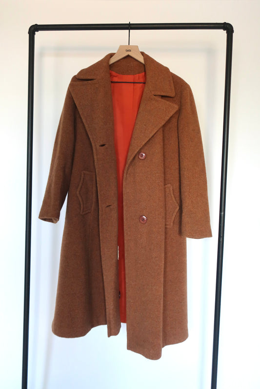 Amber Wool Trench Coat