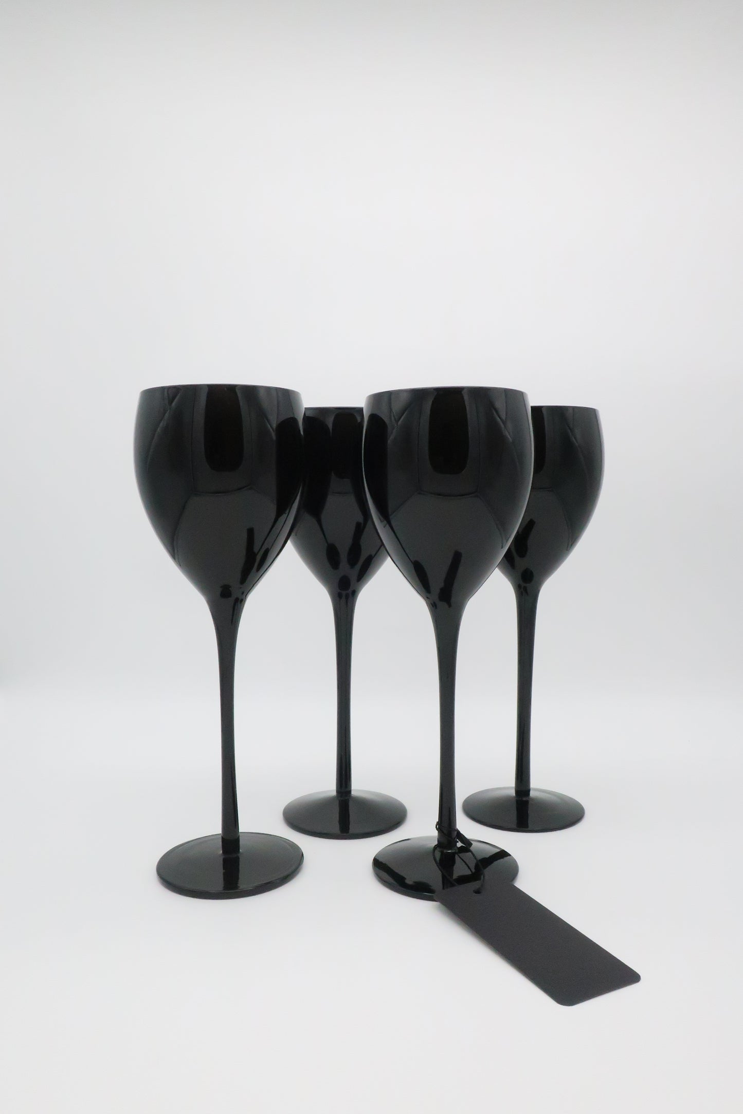 Onyx Black Wine Glasses