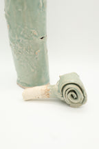 Handcrafted Sea Green Ceramic Decanter