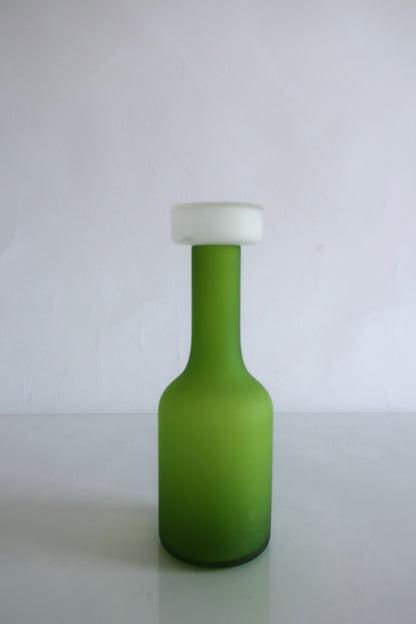 Satin Green Decanter