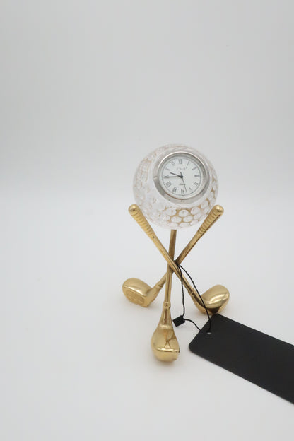 Brass Golf Clock