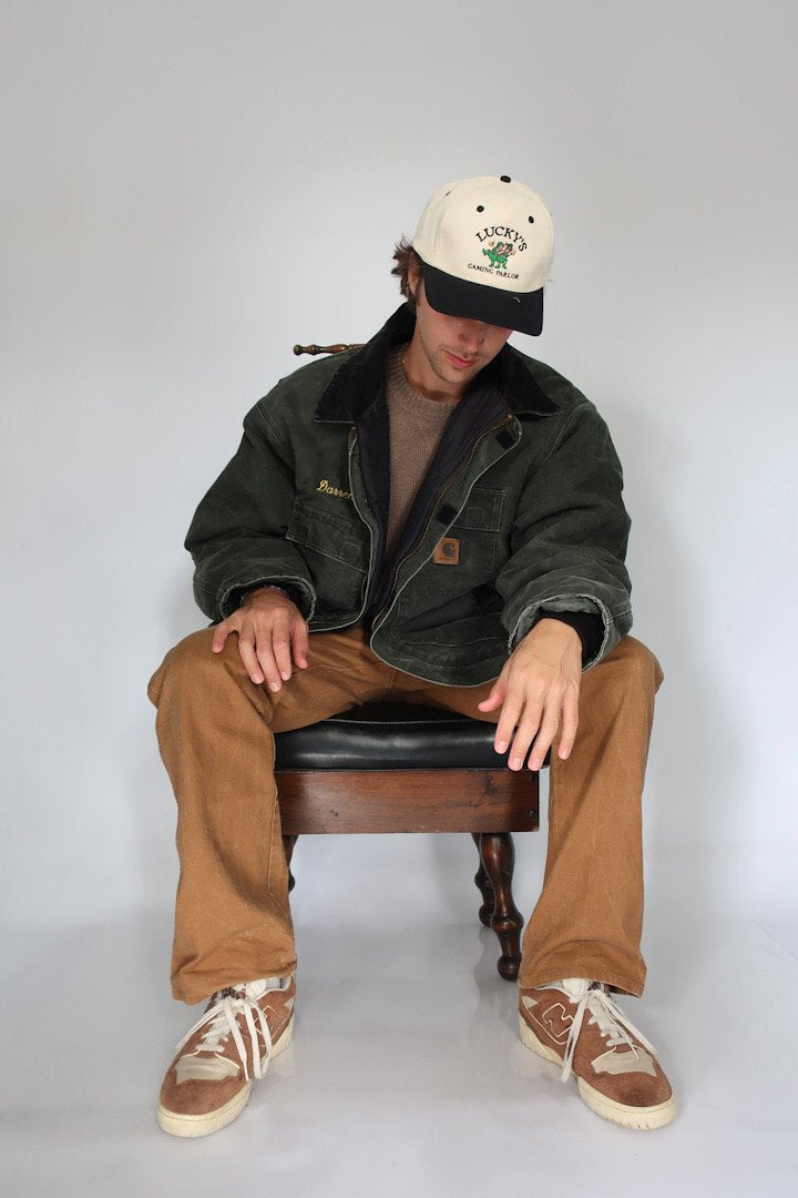 Green Carhartt Denim & Corduroy Jacket