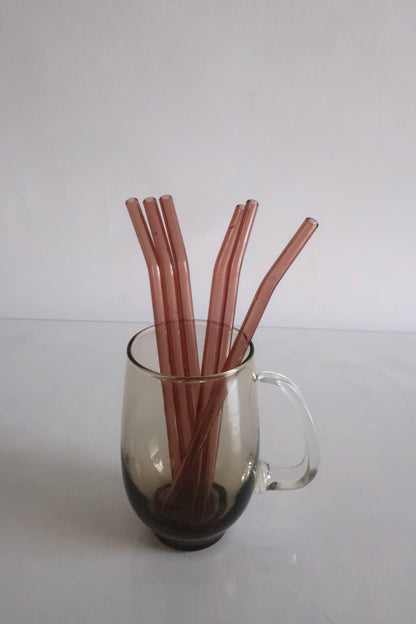 Plum Straw Set