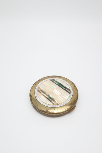 1950’s Brass Compact Mirror