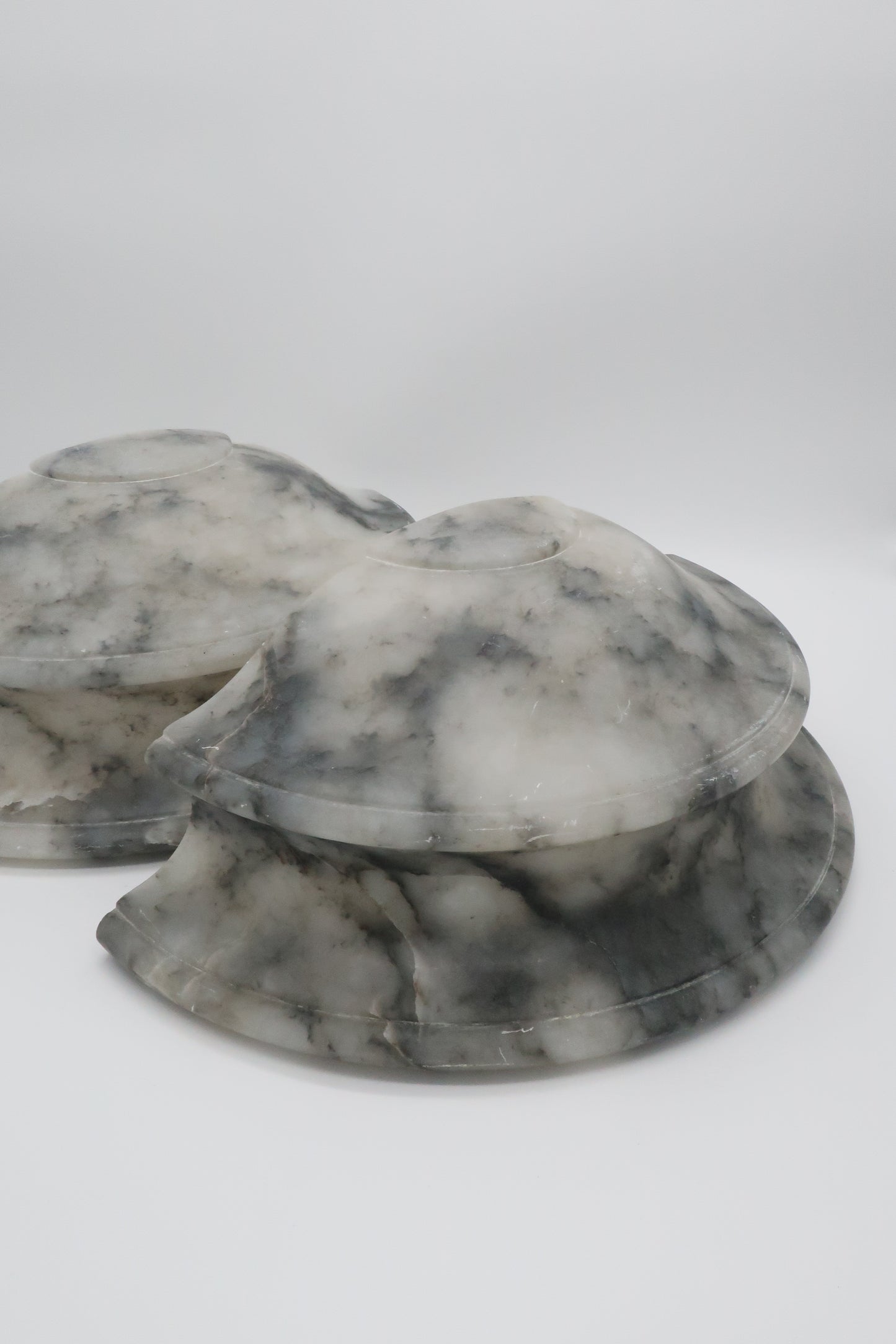 Italian Marble Sconce Set