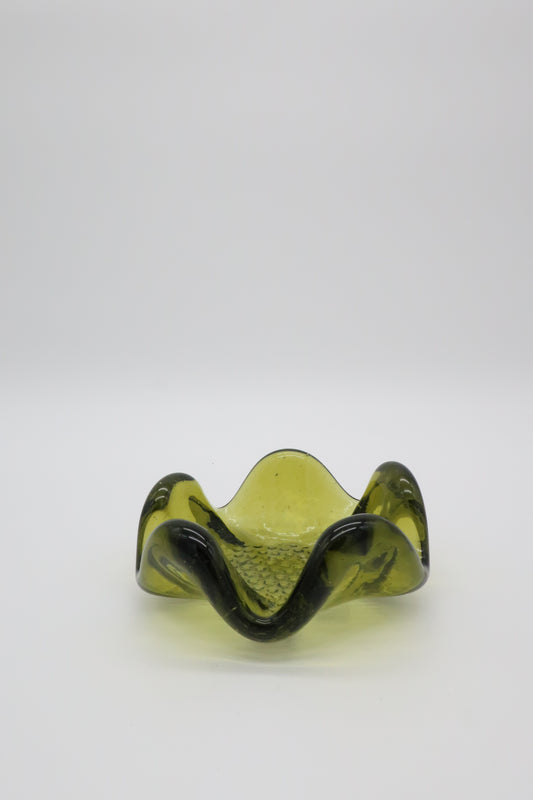 Italian Green Ashtray