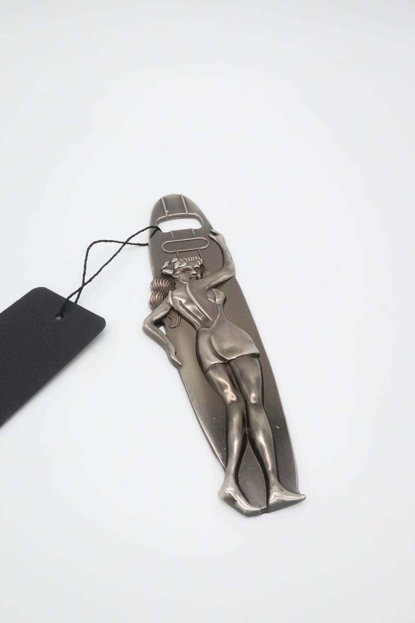 Pin Up Surf Silver Bottle Opener