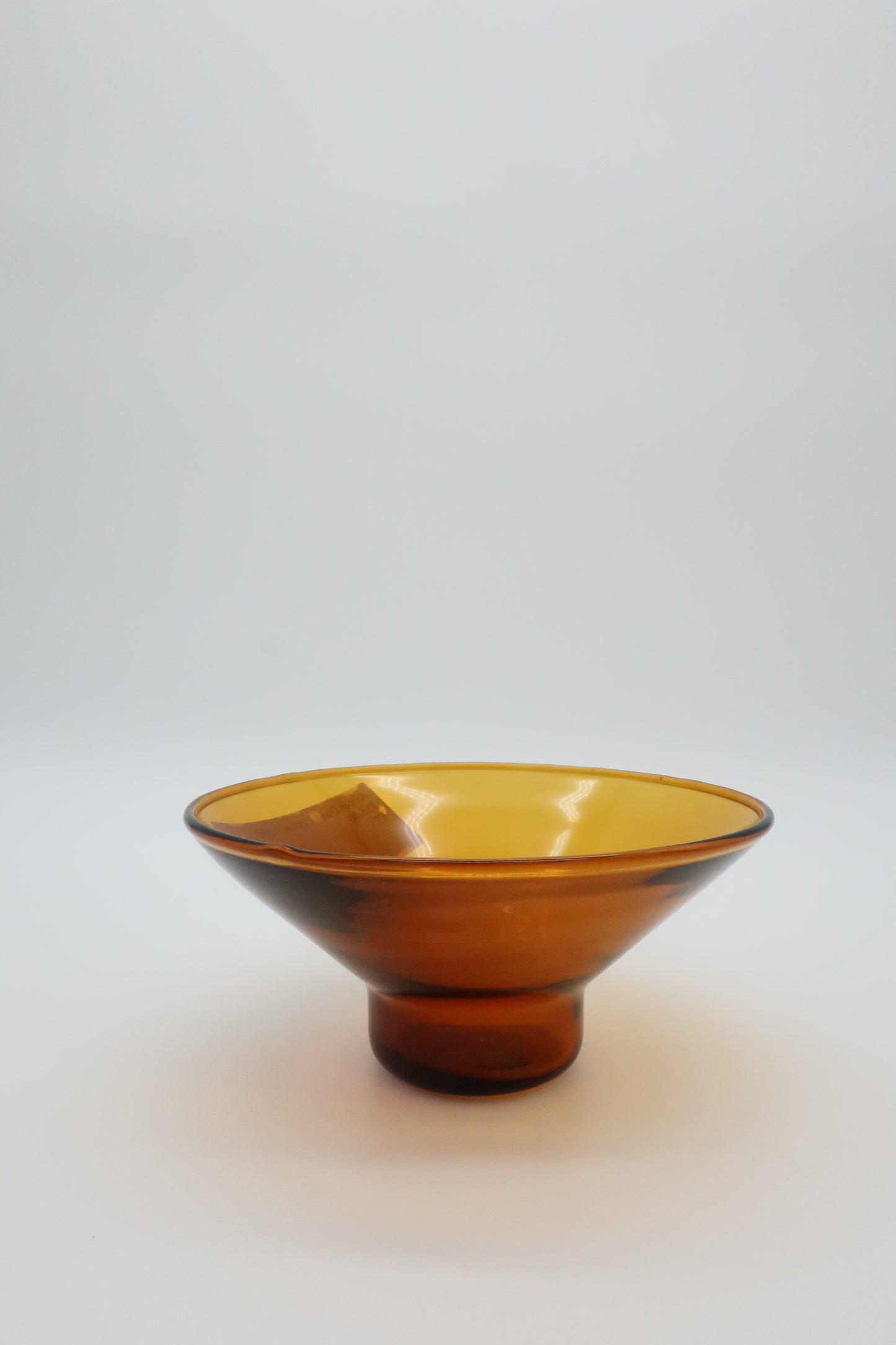 Amber Votive Candle Holder