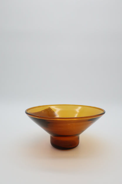 Amber Votive Candle Holder