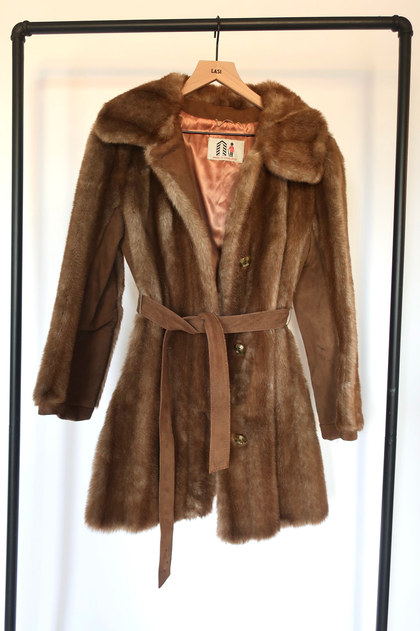 England Brown Fur Coat