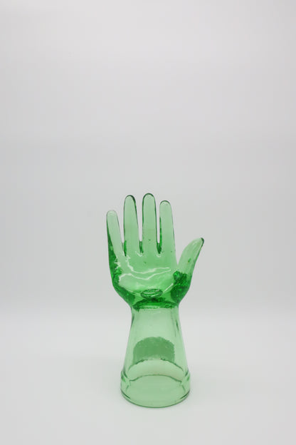 Lime Green Glass Hand