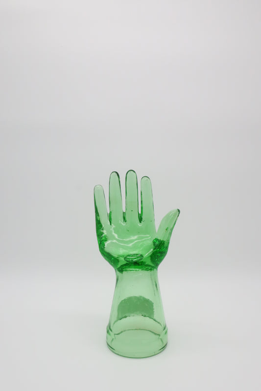 Lime Green Glass Hand