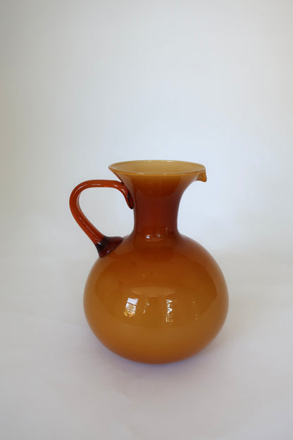 Empoli Amber Cased Pitcher