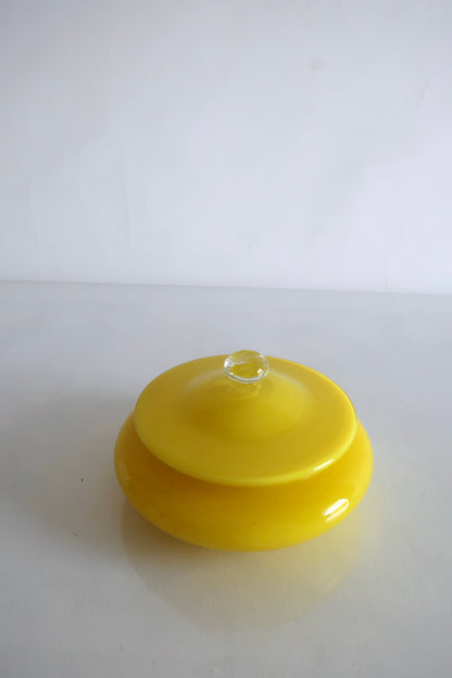 Novy Bor Yellow Lidded Catch-all