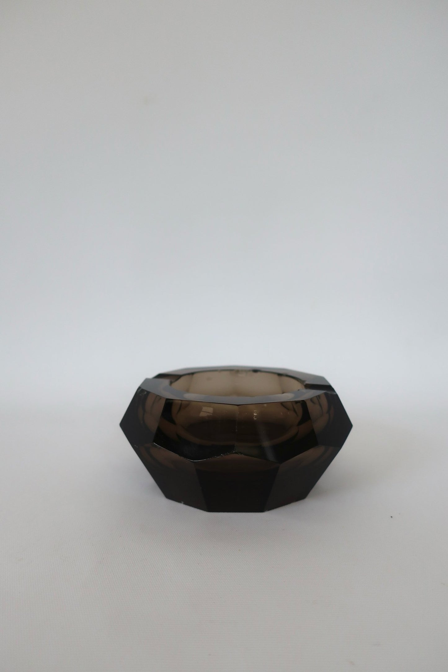 Moser Art Deco Brown Ashtray