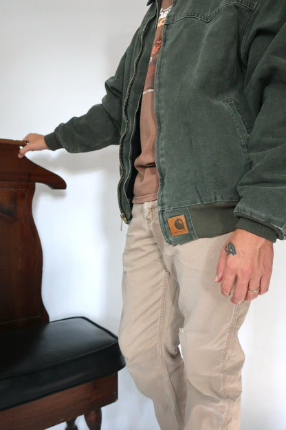 Green & Brown Carhartt Jacket