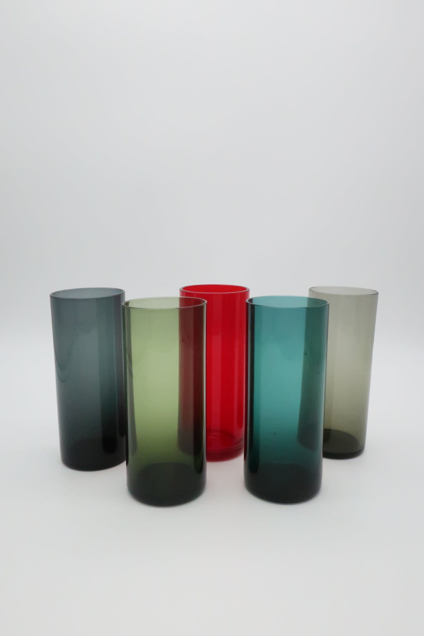 1970's Multi Colored Mini Tumblers